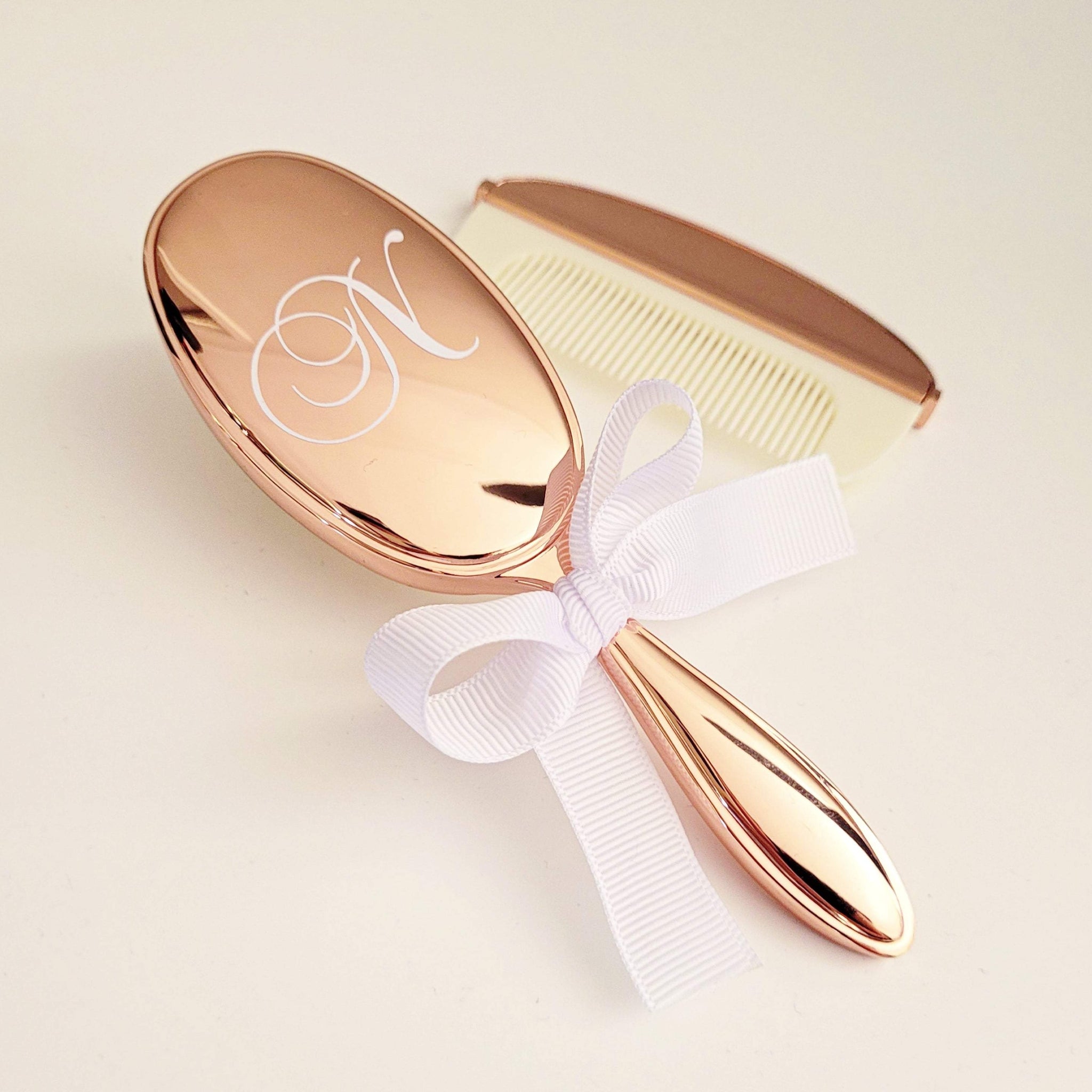 Rose Gold Brush & Comb