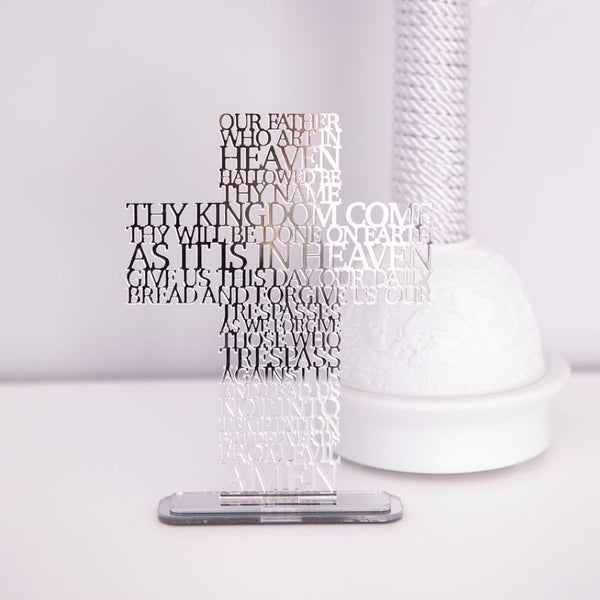 Acrylic Cross - Our Father