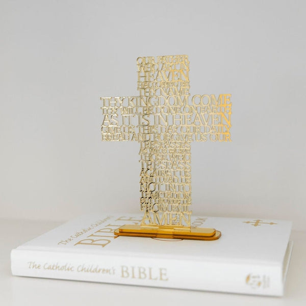 Acrylic Cross - Our Father